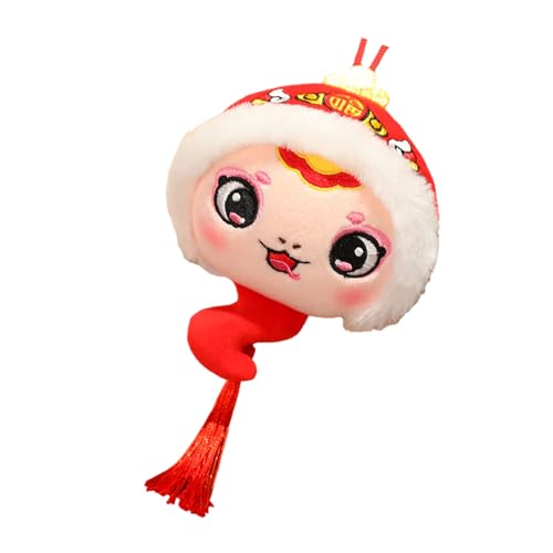 Zkydhbd Snake Year Festival Maskottchen Plüsch Ornament Zodiacal Toy Gold Schlange Für Und Büro Anhänger Festival Hängende Dekoration Stoffdekoration Dekoration von Zkydhbd