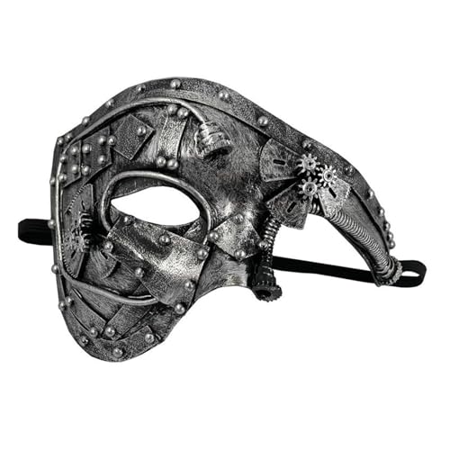 Zkydhbd Steampunk Cyborgs Venezianische Maskenmaske Masquerade Maske Für Halloween Kostümparty Des Operns/Karnevisengeschenks Zkydhbd Steampunk Cyborgs Venezianische Maskenmaske Masquerade Maske Für Halloween Kostümparty Des Operns/Karnevisengeschenks von Zkydhbd