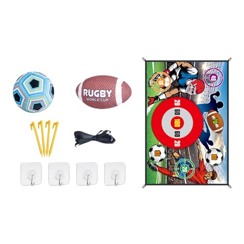 Zkydhbd Toss and Catch Toy Football Spiel Für Kinder Hand Augen Koordination Und Outdoor Aktivitäten Für Kinderpädagogik Kinder Freien Freien von Zkydhbd