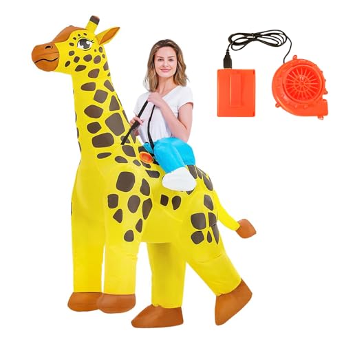 Zkydhbd Übergroßer Aufblasbarer Giraffe Anzug Für Erwachsene Einfacher Tragen Entfernbar Zkydhbd Übergroßer Aufblasbarer Giraffe Anzug Für Erwachsene Einfacher Tragen Entfernbar von Zkydhbd