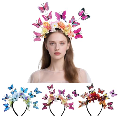 Zkydhbd Verstellbare Schmetterlingsblume Kopfbedeckung Ethnische Party Haarhoop Für Teekannen Halloween Kostüm Besonderes Event Zkydhbd Verstellbare Schmetterlingsblume Kopfbedeckung Ethnische Party Haarhoop Für Teekannen Halloween Kostüm Besonderes Event von Zkydhbd