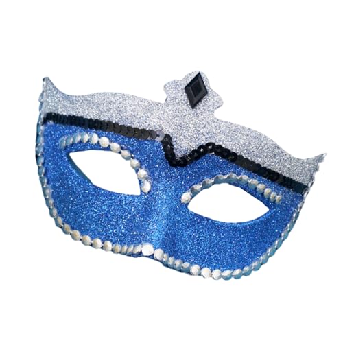 Zkydhbd Verstellbarer Glitzer Für Kostümpartys Sicher Wiederverwendbares Design Mit Funkelnder Abgabefunktion Für Erwachsene Und Kinder Halloween Glittermaske von Zkydhbd