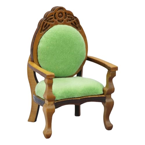 Zkydhbd Vintage Stuhl Spielzeug Sessel Figur Modell Realistischer Sessel von Zkydhbd
