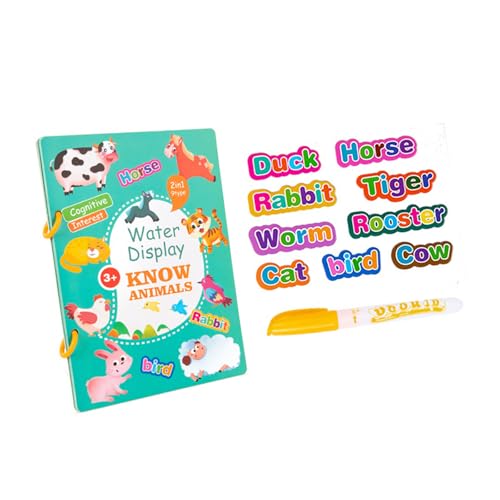 Zkydhbd Wasser Malerei Aktivitätsbuch Für Kinder Mit Wasserstift Aquarell Buch Spielzeug Für Kleinkind Urlaub Zu Geben Von Kindern Aquarell Set von Zkydhbd