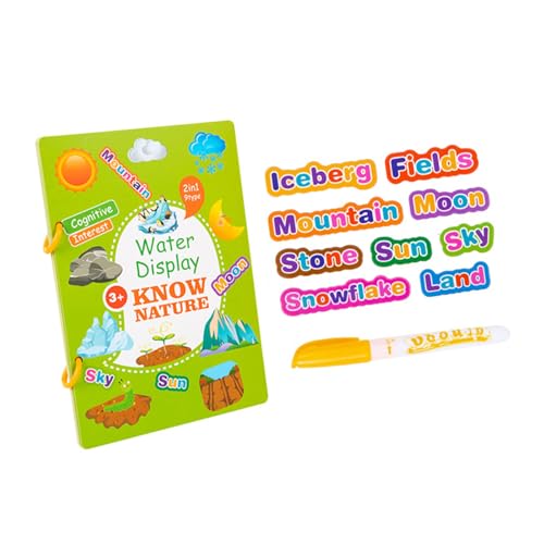 Zkydhbd Wasser Malerei Aktivitätsbuch Für Kinder Mit Wasserstift Aquarell Buch Spielzeug Für Kleinkind Urlaub Zu Geben Von Kindern Aquarell Set von Zkydhbd