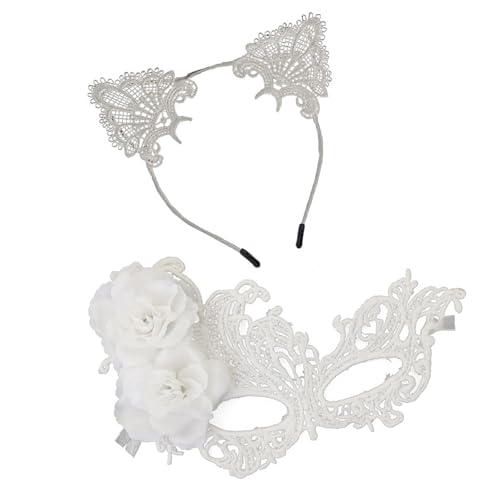Zkydhbd Wiederverwendbare Cosplay Maske Und Stirnband Set Fashion Halloween Hair Accessoire Für Konventionen Feiern Langlebige Anime Cosplay Accessoires Zkydhbd Wiederverwendbare Cosplay Maske Und Stirnband Set Fashion Halloween Hair Accessoire Für Konventionen Feiern Langlebige Anime Cosplay Accessoires von Zkydhbd