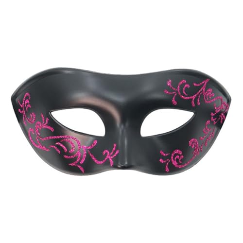 Zkydhbd Wiederverwendbare Plastik Venezianer Party Maske Komfortable Gesichts Cosplay Accessoires Perfekt Für Halloween Rollenspiele Freundliche Maskeraden von Zkydhbd