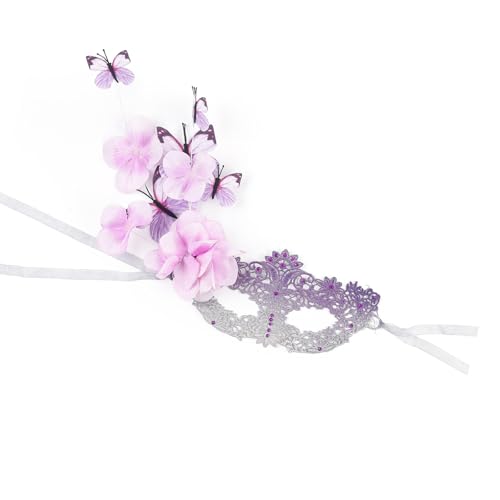 Zkydhbd Wiederverwendbares Halloween Party Maskenblumen Schmetterlingsdesign Mit Weicher Stoffkrawatte Für Themenfeiern Cosplay Nacht Atmungsaktives Kostümzubehör Zkydhbd Wiederverwendbares Halloween Party Maskenblumen Schmetterlingsdesign Mit Weicher Stoffkrawatte Für Themenfeiern Cosplay Nacht Atmungsaktives Kostümzubehör von Zkydhbd
