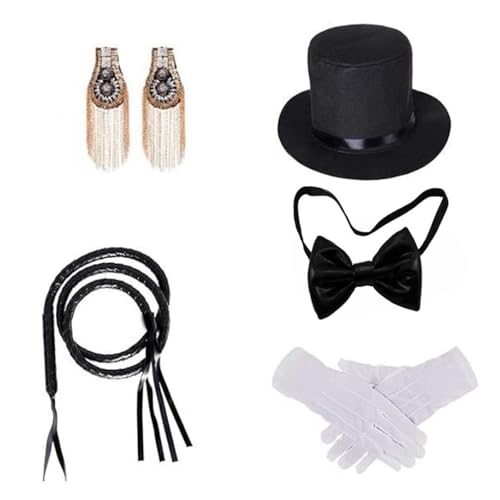 Zkydhbd Zeitgenössischer Zauberer Kostüm Set Cosplay Hat Halloween Party Accessoires Für Magics Shows Und Cosplay Enthusiasten Professionelle Magier Kostüm Set von Zkydhbd