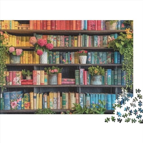 Bookshelf 1000 Puzzleteile Für Die Ganze Familie Abwechslungsreiche Picturesque 1000 Teile Puzzle Geschicklichkeitsspiel Geeignet Für Erwachsene 1000pcs (75x50cm) von Znnnnnny