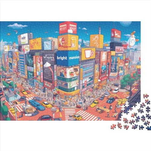 Business Center 1000 Puzzleteile Für Die Ganze Familie Abwechslungsreiche City Walk 1000 Teile Puzzle Geschicklichkeitsspiel Geeignet Für Erwachsene 1000pcs (75x50cm) von Znnnnnny