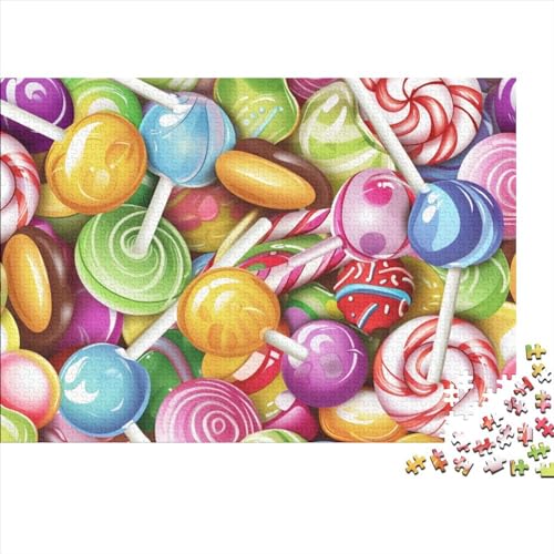 Colorful Candy 1000 Puzzleteile Für Die Ganze Familie Farbenfrohes Legespiel Abwechslungsreiche Bonbon 1000 Teile Puzzle Geschicklichkeitsspiel Geeignet Für Erwachsene 1000pcs (75x50cm) von Znnnnnny