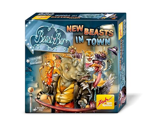 Zoch 601105156, Beasty Bar New Beasts in Town, Das charakterstarke Kartenspiel mit XXL-Karten in Neuer Schachtelgröße, ab 8 Jahren von Zoch zum Spielen