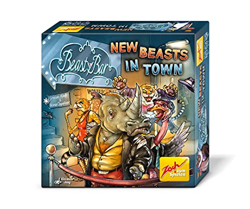 Zoch 601105156, Beasty Bar New Beasts in Town, Das charakterstarke Kartenspiel mit XXL-Karten in Neuer Schachtelgröße, ab 8 Jahren von Zoch