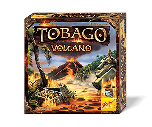 Zoch 601105120 - Tobago Volcano – Erweiterung zum Kultspiel – mit 3D-Vulkan für weiteren Spielspaß, ab 8 Jahren von Zoch