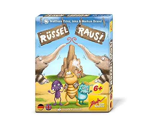 Zoch 601105133 Rüssel Raus - Ein kribbeliges Kartenspiel mit einer Extraportion Schärfe, ab 6 Jahren von Zoch