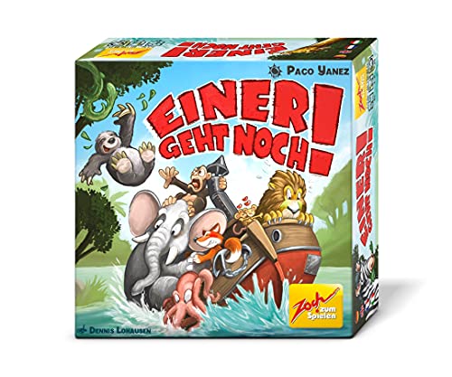Zoch 601105145, Einer geht noch, EIN federleichtes Kartenspiel für Groß und Klein um gewichtige Tiere schlau zu verteilen, ab 8 Jahren Zoch 601105145, Einer geht noch, EIN federleichtes Kartenspiel für Groß und Klein um gewichtige Tiere schlau zu verteilen, ab 8 Jahren von Zoch