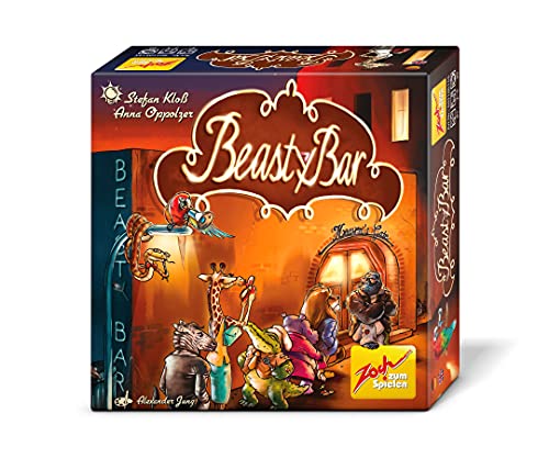 Zoch 601105155 Beasty Bar – Das bissige Kartenspiel, jetzt mit XXL-Karten in neuer Schachtelgröße, für 2 bis 4 Spieler, Strategiespiel, für Kinder ab 8 Jahren von Zoch