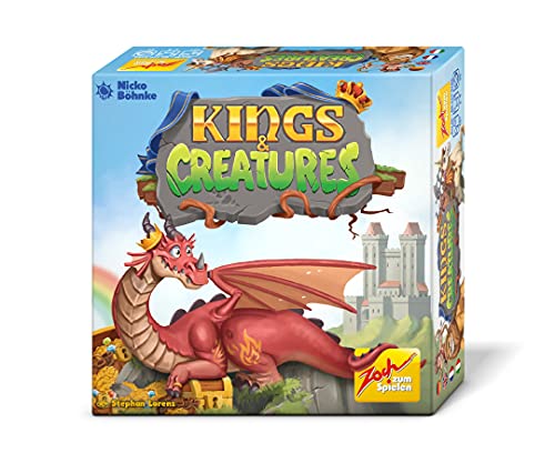 Zoch 601105160 Kings & Creatures – das spannende Fantasy Kartenspiel, 2 bis 6 Spieler, für Kinder ab 10 Jahre von Zoch zum Spielen
