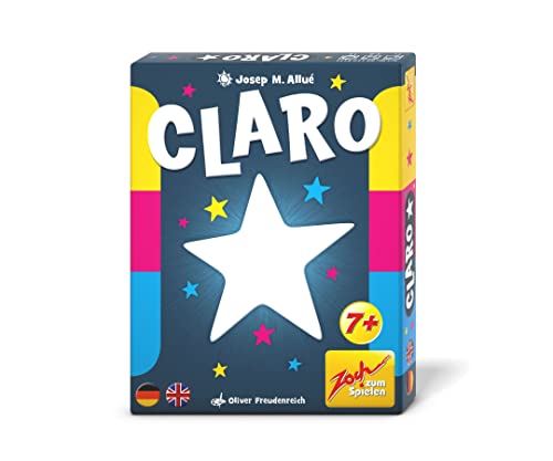 Zoch 601105171 - Kartenspiel CLARO - Spiel ab 7 Jahre, einfaches Kinderspiel für die ganze Familie, 3-6 Spieler von Zoch