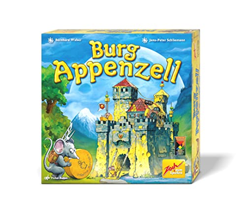 Zoch 601105193 Burg Appenzell (Neuauflage) - Familienspiel für 2 bis 4 Spieler – ein doppelbödiger Leckerbissen für alle Spielmäuse, ab 6 Jahren von Zoch