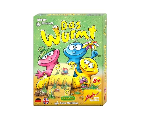 Zoch 601105201 Das wurmt – lustiges Wurm-Anlegespiel ab 8 Jahren für 2-5 Spieler Zoch 601105201 Das wurmt – lustiges Wurm-Anlegespiel ab 8 Jahren für 2-5 Spieler von Zoch