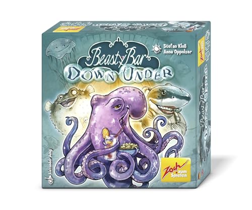 Zoch 601105209 Beasty Bar Down Under – Das charakterstarke Kartenspiel - eigenständig spielbar & kombinierbar - für 2 bis 4 Spieler, Strategiespiel, für Kinder ab 8 Jahren Zoch 601105209 Beasty Bar Down Under – Das charakterstarke Kartenspiel - eigenständig spielbar & kombinierbar - für 2 bis 4 Spieler, Strategiespiel, für Kinder ab 8 Jahren von Zoch