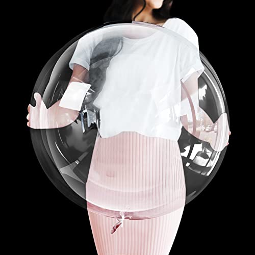 90cm Jumbo Bobo Klar Luftballons, Helium-Stil Transparente Blasen Bobo Ballons, Runde Luftballons Wiederverwendbare Bubble Ballons für Weihnachten, Hochzeit, Geburtstag Party Dekor von Zodight