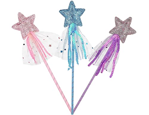 ZoeTekway 3 Stück Prinzessin Zauberstab Kinder Feenstab Zauberstab Glitzer für Feenflügel Kinder Feen Kostüm Kinder Mädchen Zauberstab Fee Cosplay Geburtstag Party ZoeTekway 3 Stück Prinzessin Zauberstab Kinder Feenstab Zauberstab Glitzer für Feenflügel Kinder Feen Kostüm Kinder Mädchen Zauberstab Fee Cosplay Geburtstag Party von ZoeTekway