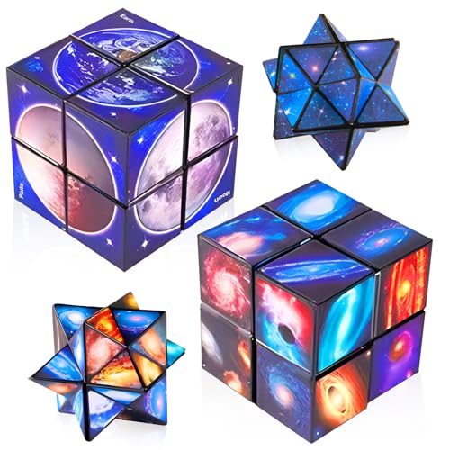 2 in 1 Sternenklarer Himmel Zauberwürfel, Spielzeug Jungen Magic Cube Set 3D Puzzle Würfel Puzzle Zauberwürfel Cube Stressabbau Spielzeug für Kinder Erwachsene 2 in 1 Sternenklarer Himmel Zauberwürfel, Spielzeug Jungen Magic Cube Set 3D Puzzle Würfel Puzzle Zauberwürfel Cube Stressabbau Spielzeug für Kinder Erwachsene von ZoeWei