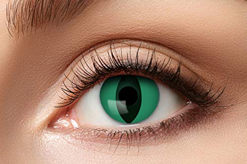 Eyecatcher 84065141-668 - Farbige Kontaktlinsen, 1 Paar, für 12 Monate, Grün, Karneval, Fasching, Halloween Eyecatcher 84065141-668 - Farbige Kontaktlinsen, 1 Paar, für 12 Monate, Grün, Karneval, Fasching, Halloween von Zoelibat