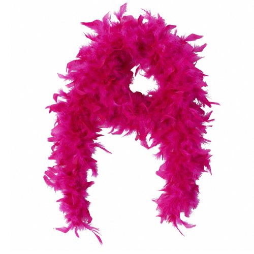 Federboa / Federschal Deluxe pink / rosa - Feder Boa für 20er Jahre Party, Karneval, Fasching, Charleston , Varieté - ca. 200 cm lang - ca . 100 gr. von Zoelibat