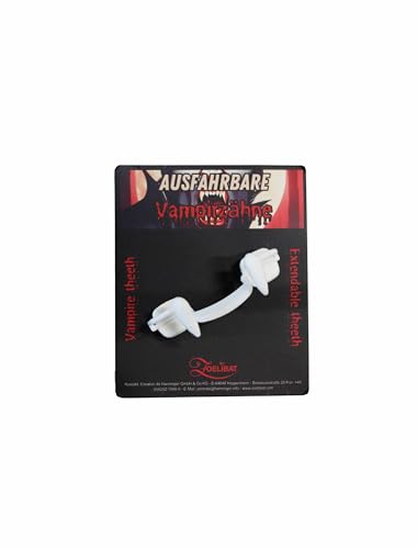Vampirzähne herausfahrbar weiß Vampirzähne herausfahrbar weiß von Zoelibat