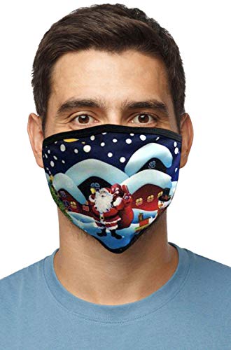 Zoelibat - Mundschutz Xmas, Mund- und Nasenschutz, Gesichtsmaske, Mottoparty, Weihnachten von Zoelibat