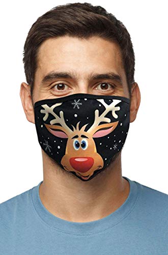 Zoelibat - Mundschutz Xmas, Mund- und Nasenschutz, Gesichtsmaske, Mottoparty, Weihnachten von Zoelibat