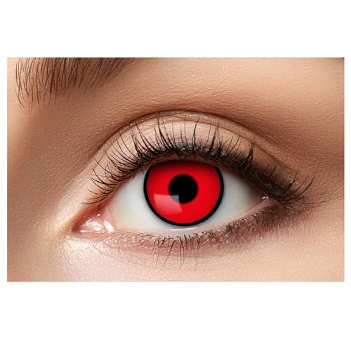 Eyecatcher 84063141-640 - Farbige Kontaktlinsen, 1 Paar, für 12 Monate, Rot, Karneval, Fasching, Halloween Eyecatcher 84063141-640 - Farbige Kontaktlinsen, 1 Paar, für 12 Monate, Rot, Karneval, Fasching, Halloween von Zoelibat