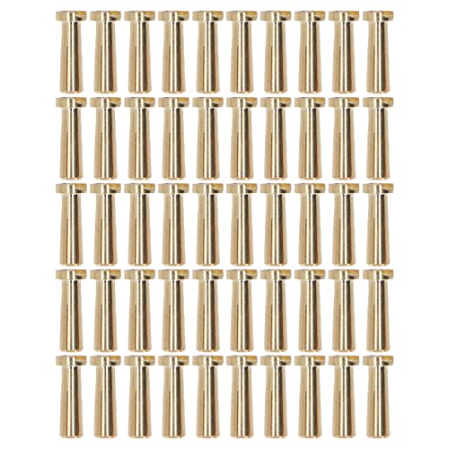 Zoeyilan 50 Stcs 5mm BulletsConnector, goldene Bananenstopfen männlich, 5mm Messing hohe Härte RC -Batterie -ESC -Motoranschluss Männlich für RC -Batterie -Esc -Motoren, Batterie -DIY Zoeyilan 50 Stcs 5mm BulletsConnector, goldene Bananenstopfen männlich, 5mm Messing hohe Härte RC -Batterie -ESC -Motoranschluss Männlich für RC -Batterie -Esc -Motoren, Batterie -DIY von Zoeyilan
