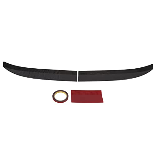 Zohisin 3PCS Heck -Spoiler -Kit aus ABS Verstellbarer, hitzebeständiger universeller Anpassung für Limousinen in mattem Schwarz (Kohlefaserstil) von Zohisin