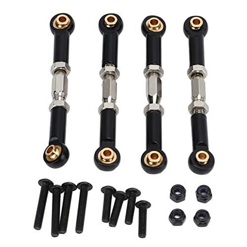 Zohisin 4PCS Black Aluminiumlegierung RC-Sturzverbindungen für 1/10 2WD Slash Rustler Stampede Hoss Upgrade mit Vibrationsreduzierung und Lenkstabilität 70-80 mm (60-70 mm) von Zohisin