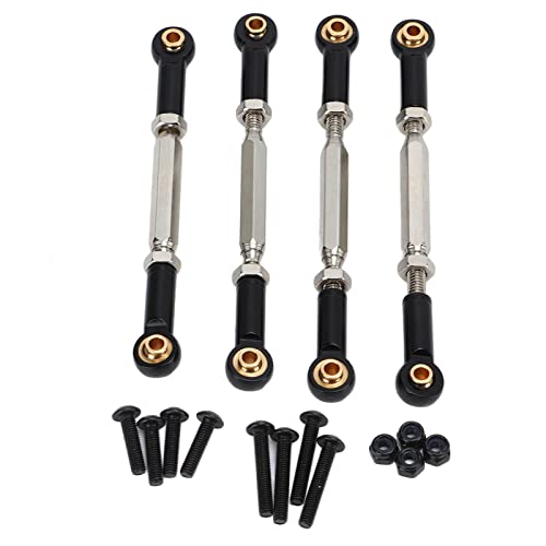 Zohisin 4PCS Black Aluminiumlegierung RC-Sturzverbindungen für 1/10 2WD Slash Rustler Stampede Hoss Upgrade mit Vibrationsreduzierung und Lenkstabilität 70-80 mm (80-90 mm) von Zohisin