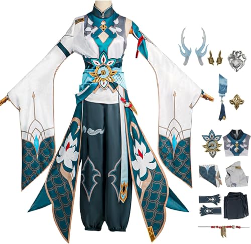 Honkai Star Rail Imbibitor Lunae Cosplay Kostüm Komplettset mit Perücke Danheng Cosplay Kostüm Imbibitor Lunae Uniform Halloween Karneval Party Bühnenkostüm Honkai Star Rail Imbibitor Lunae Cosplay Kostüm Komplettset mit Perücke Danheng Cosplay Kostüm Imbibitor Lunae Uniform Halloween Karneval Party Bühnenkostüm von ZoikoM