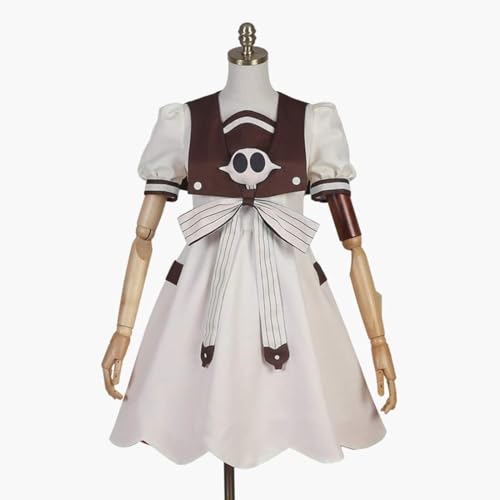 ZoikoM Cosplay-Outfit-Set, Toilettengebundenes Hanako-Kun-Nene-Yashiro-Cosplay-Kostümkleid-Uniform mit Haarschmuck von ZoikoM