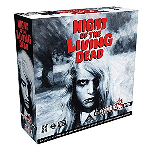 Asmodee Zombicide Night of the Living Dead, Grundspiel, Expertenspiel, Dungeon Crawler, Deutsch von CMON