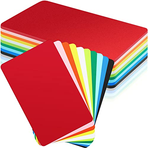Hohe Sammelkartenteiler, Sammelkarten Seitenteiler für Spiele Sport Baseballkarte, 10 Farben Plastikkartenteiler, 2,7 x 4,2 Zoll (50 Stück) von Zomiboo