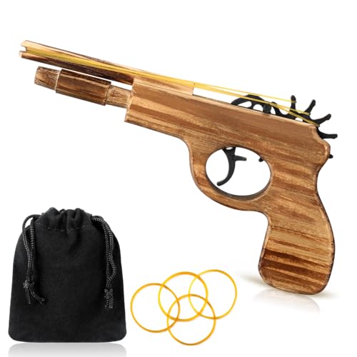 Zomiboo Holz Pistole Gummiband Pistole Spielzeugpistole aus Holz Waffen Handgemachtes Fasching mit Weichen und Elastischen Gummibändern Geburtstag Zomiboo Holz Pistole Gummiband Pistole Spielzeugpistole aus Holz Waffen Handgemachtes Fasching mit Weichen und Elastischen Gummibändern Geburtstag von Zomiboo