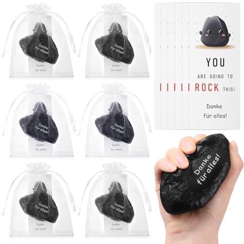 Zomiboo Stressabbau Geschenkeset für Kollegen inklusive Danke für Alles Stressabbau für Büro, Inspirierende Karte, Organzabeutel, Anti Stressball Danke Geschenk für Mitarbeiter, Lehrer von Zomiboo