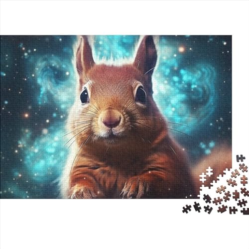 Puzzle für Erwachsene 1000 Teile Galaxien Eichhörnchen Puzzle für Erwachsene und Kinder Holzpuzzle herausforderndes Spiel 1000 Teile (75 x 50 cm) von Zomtoon