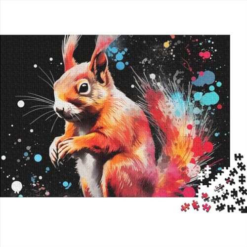 Puzzle für Erwachsene Galaxien Eichhörnchen 1000 Teile Holzpuzzles Puzzle für Erwachsene und Jugendliche Denkspiel Wandkunst einzigartiges Geschenk 1000 Stück (75 x 50 cm) von Zomtoon