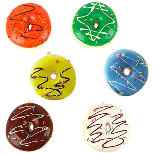 6 Stück Squishy Donut, ZoneYan Squeeze Spielzeug, Donut, Squishies, Slow Rising, Anti-Stress, Kawaii, 6 Farben, Squishy, mit cremigem Aroma, 8 cm 6 Stück Squishy Donut, ZoneYan Squeeze Spielzeug, Donut, Squishies, Slow Rising, Anti-Stress, Kawaii, 6 Farben, Squishy, mit cremigem Aroma, 8 cm von ZoneYan