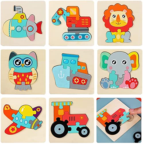 8 Stück Holzpuzzle für Kinder, ZoneYan Steckpuzzle Montessori, Holzspielzeug, Holz Montessori Spielzeug, Kinder Holzpuzzle ab 3 Jahre, Tiere und Fahrzeuge, Zufällige Stile, Geschenk für Kinder 8 Stück Holzpuzzle für Kinder, ZoneYan Steckpuzzle Montessori, Holzspielzeug, Holz Montessori Spielzeug, Kinder Holzpuzzle ab 3 Jahre, Tiere und Fahrzeuge, Zufällige Stile, Geschenk für Kinder von ZoneYan